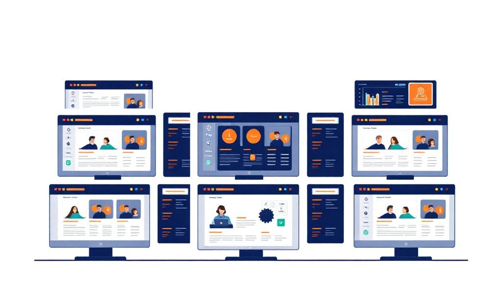 Agency web hosting dashboard showing multi-site management, client billing, and white-label branding features