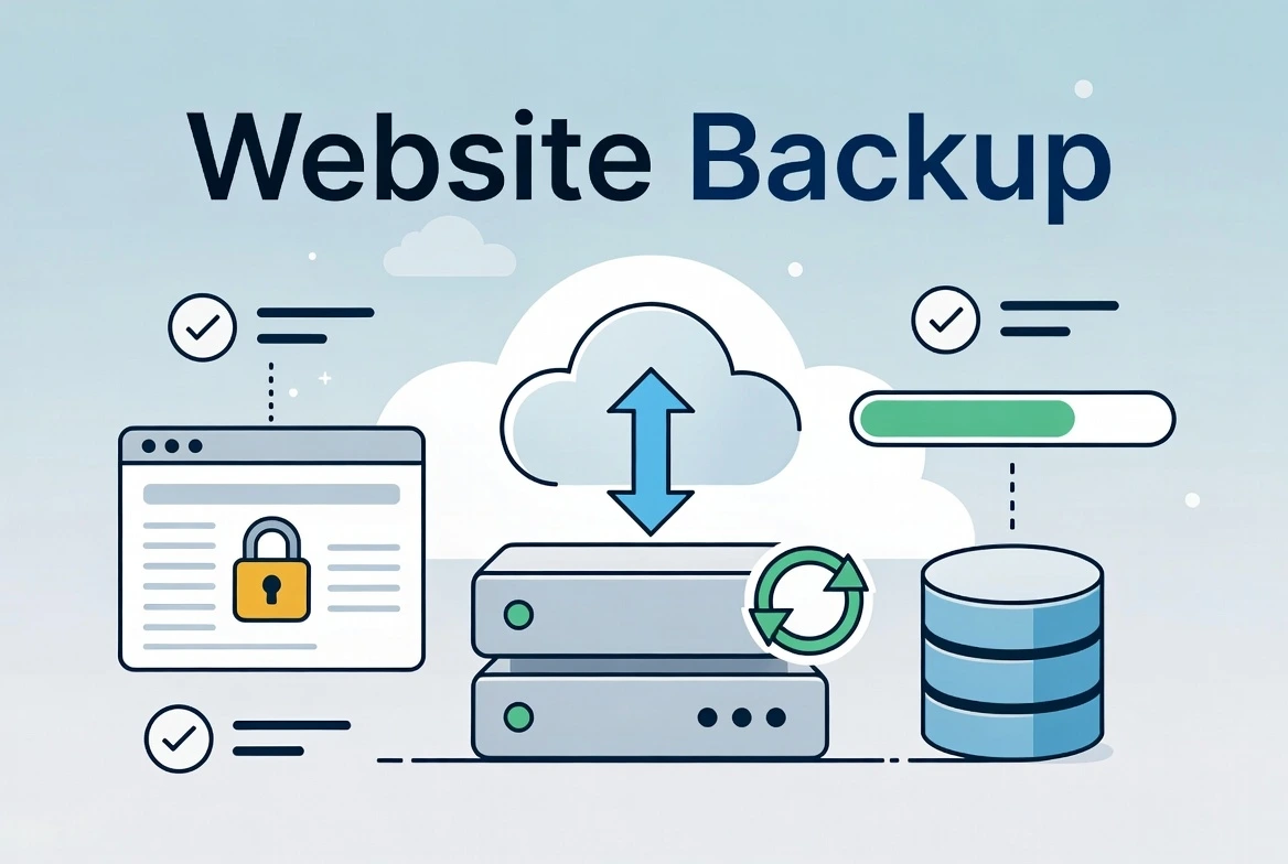 Website Backup Strategies - Cloud storage, servers, and data protection guide