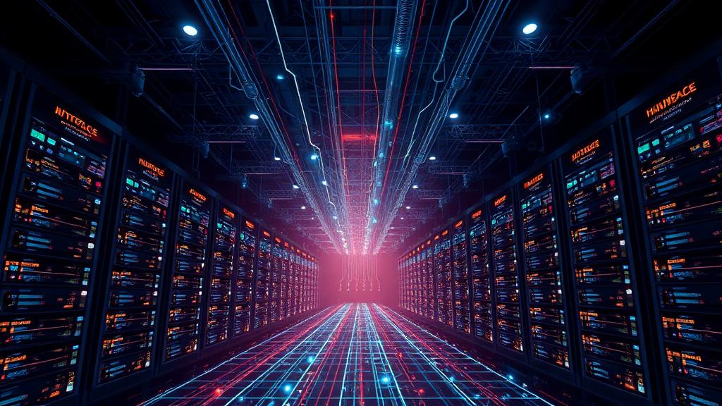 High-traffic hosting infrastructure showing auto-scaling, load balancing, and CDN integration for million-visitor websites
