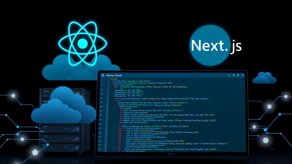 Modern JavaScript framework hosting platforms comparison showing React, Next.js, and edge computing deployment architectures